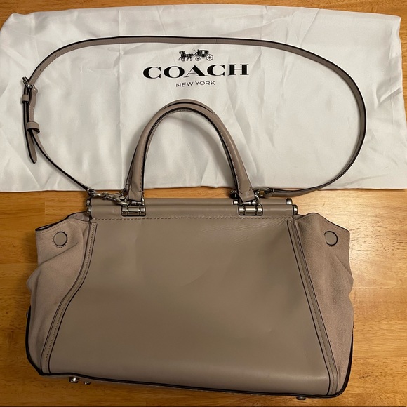 Coach Triple Material Light Mauve Handbag - Picture 2 of 5